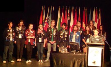 Rotary Youth Exchange students