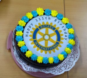 Rotary's Birthday Cake